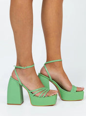 La Belle Heels Green