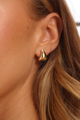 Renee Droplet Earrings Gold