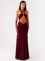 Deltina Maxi Dress - Boysenberry