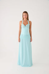 Soneva Corset Maxi Dress - Aqua