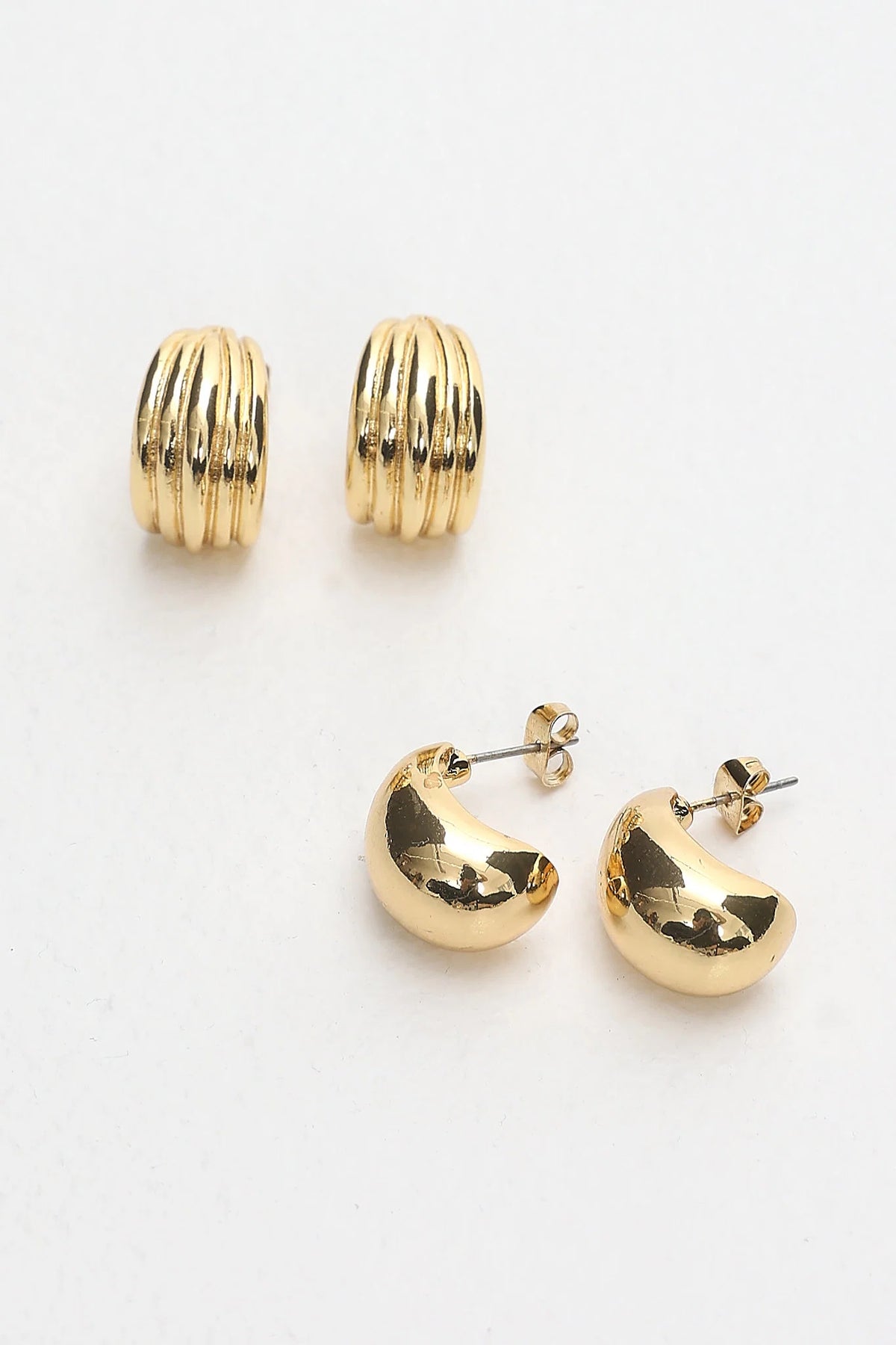Monroe Stud Earring Set Gold