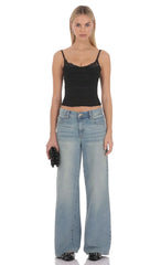 Avelyn Mesh Corset Top