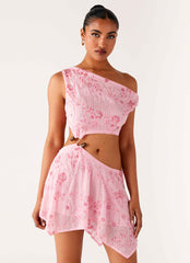 Aletta Sequin Mini Dress - Pink