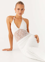 Enchant Lace Maxi Dress - Ivory