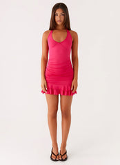 Sadia Mini Dress - Fuchsia